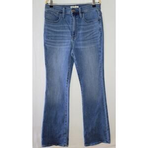 MADEWELL Women's Roadtripper Supersoft Skinny Flare Jeans sz 30 #NA914